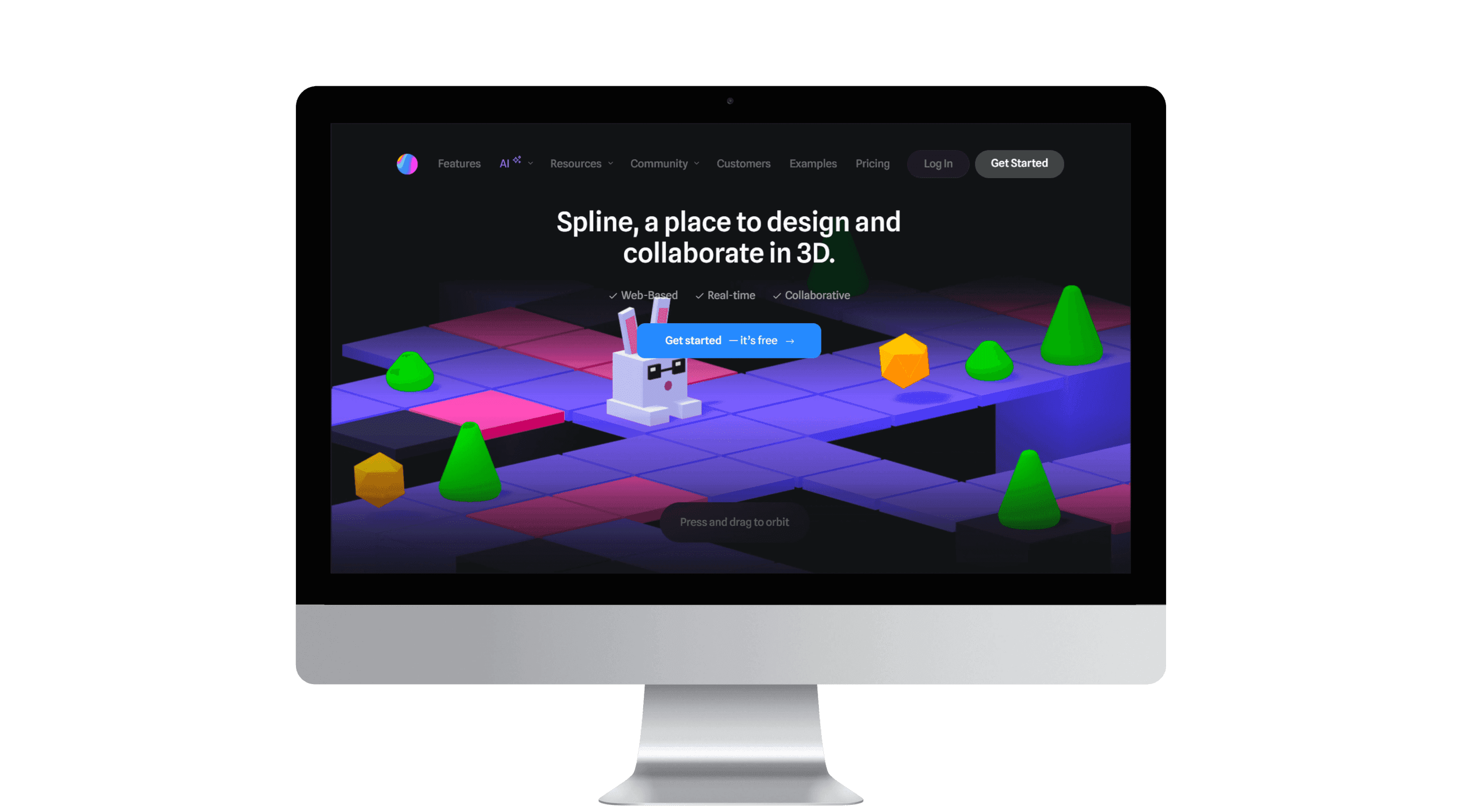 Spline — the web-based 3D design tool used for these scenes