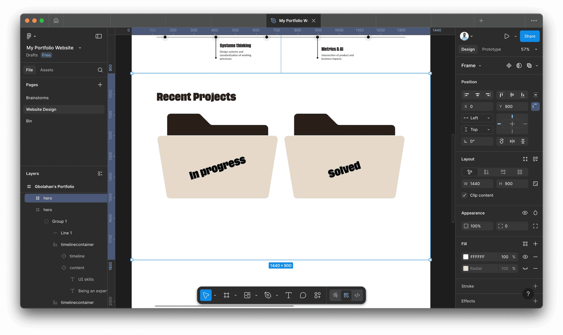 Folder case-file exploration