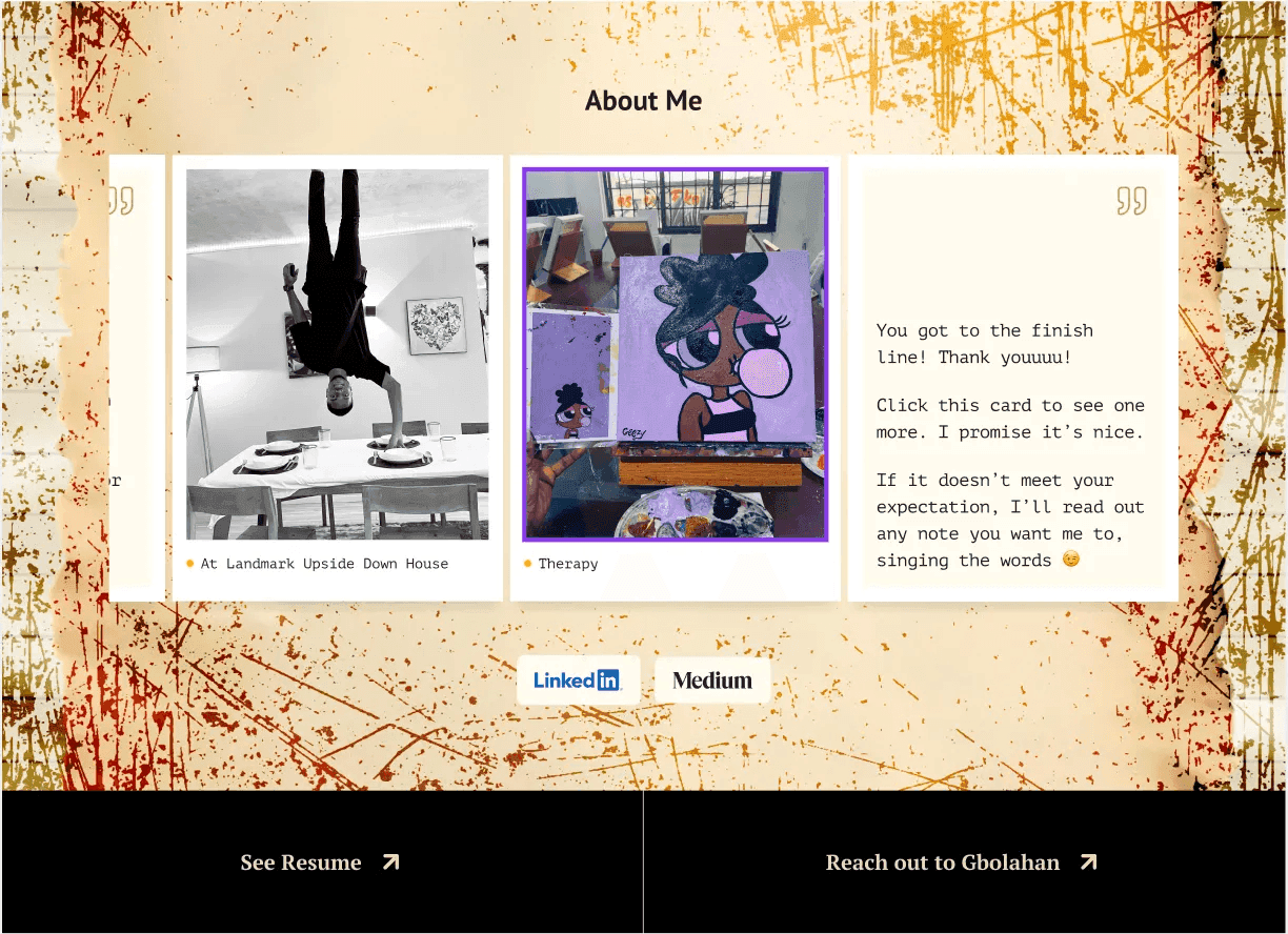 Footer carousel