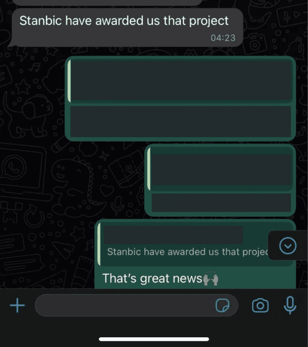 Presenting the proof of concept